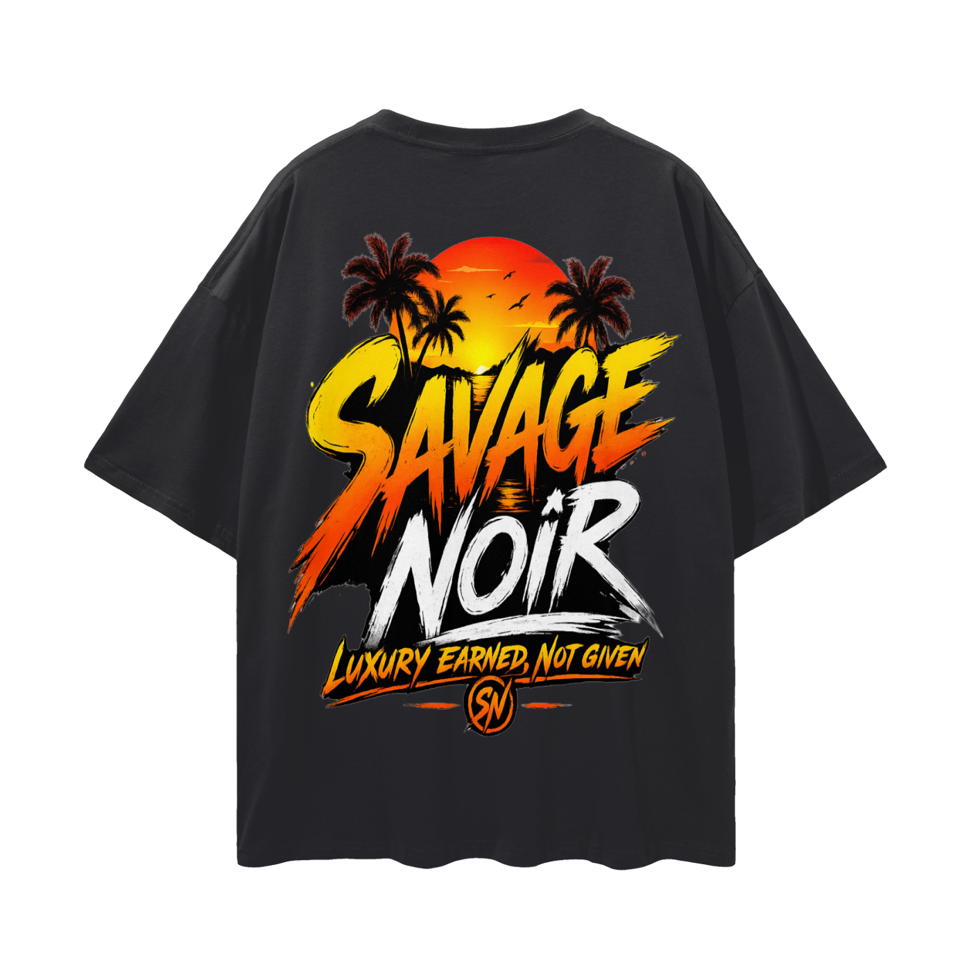 Savage Noir Summer Sunset Box Tee
